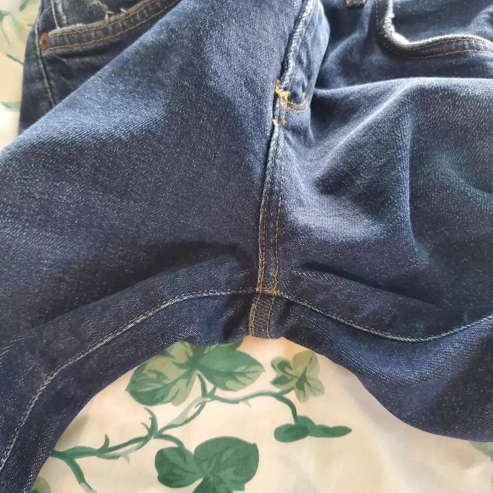 AGOLDE Sophie Mid Rise Skinny Dark Wash Blue Jeans Cabana Wash Size 26 Women's - Picture 11 of 16